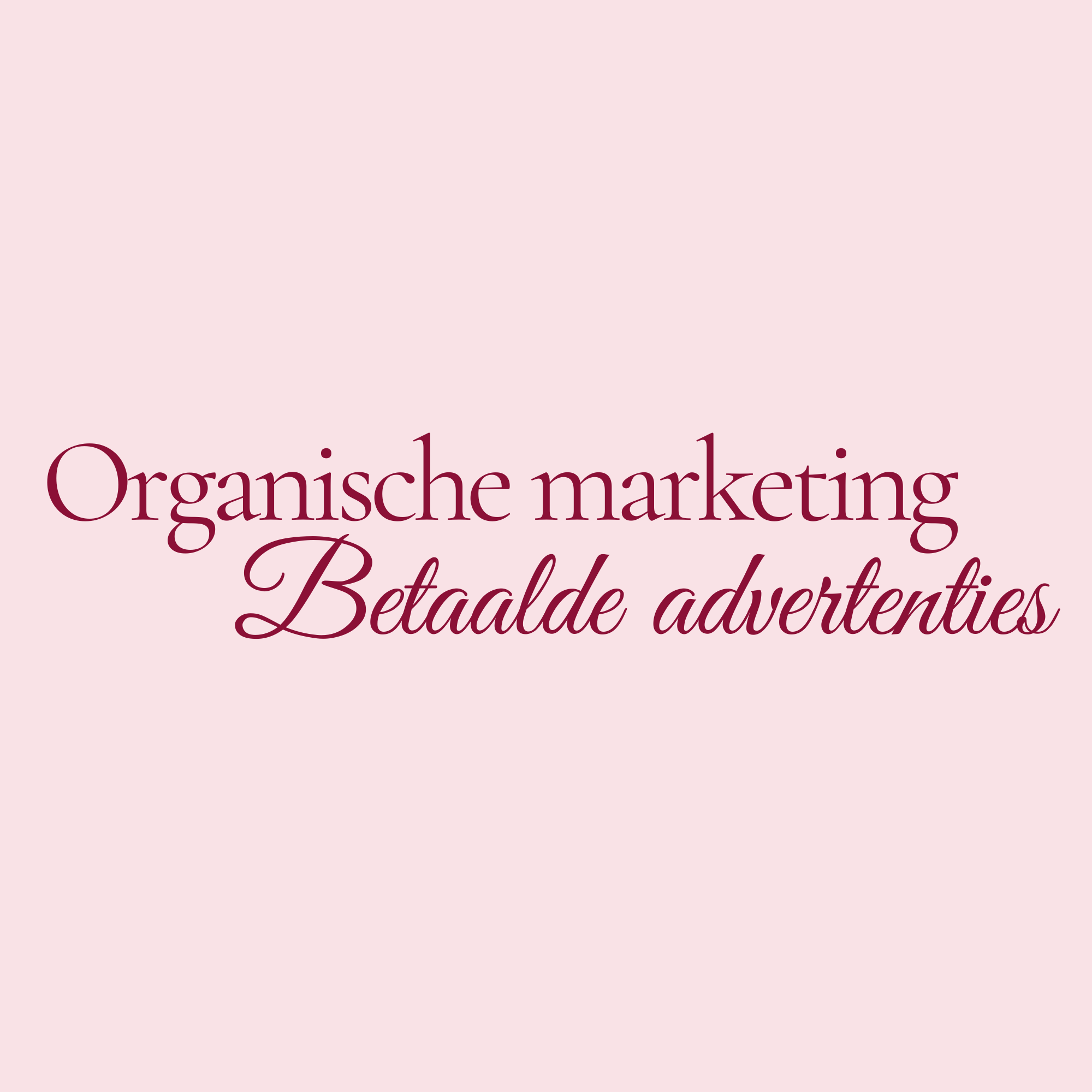Organische marketing versus betaalde advertenties